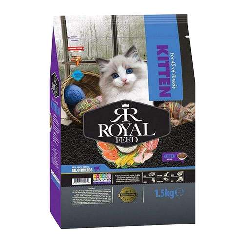 غذای خشک گربه رویال فید مدل kitten وزن 1.5 کیلوگرم