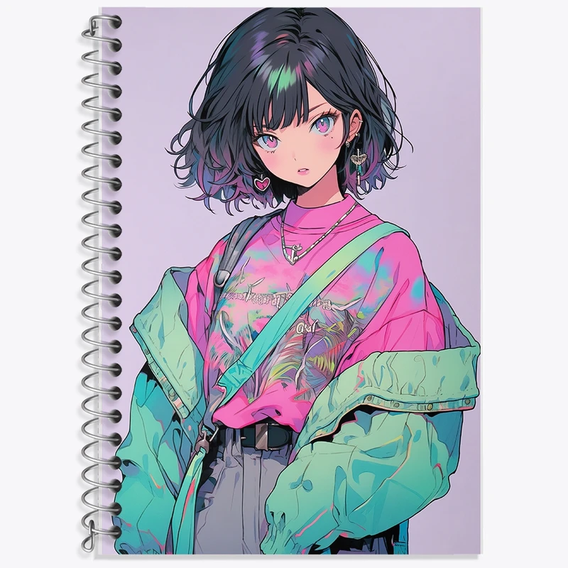 دفتر لغت 50 برگ خندالو طرح دخترانه کد F614