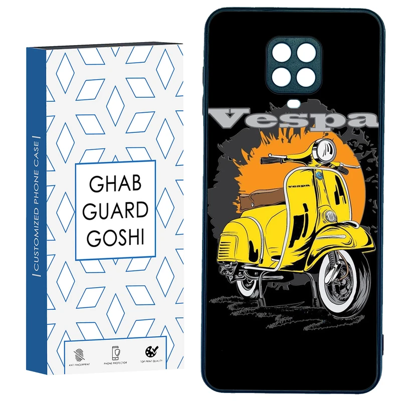 کاور قاب گارد گوشی طرح موتور وسپا کد TPU-161 مناسب برای گوشی موبایل شیائومی Redmi Note 9 pro / Note 9s
