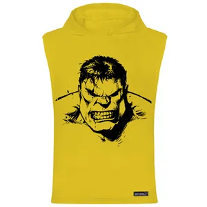 تاپ کلاه دار مردانه 27 مدل Hulk Face کد MH288