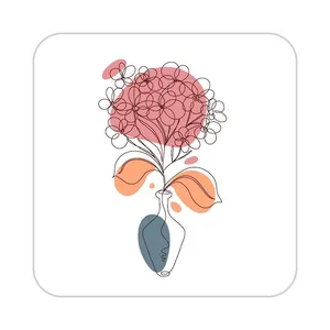 زیر لیوانی کاکتی طرح عاشقانه مدل mp37941