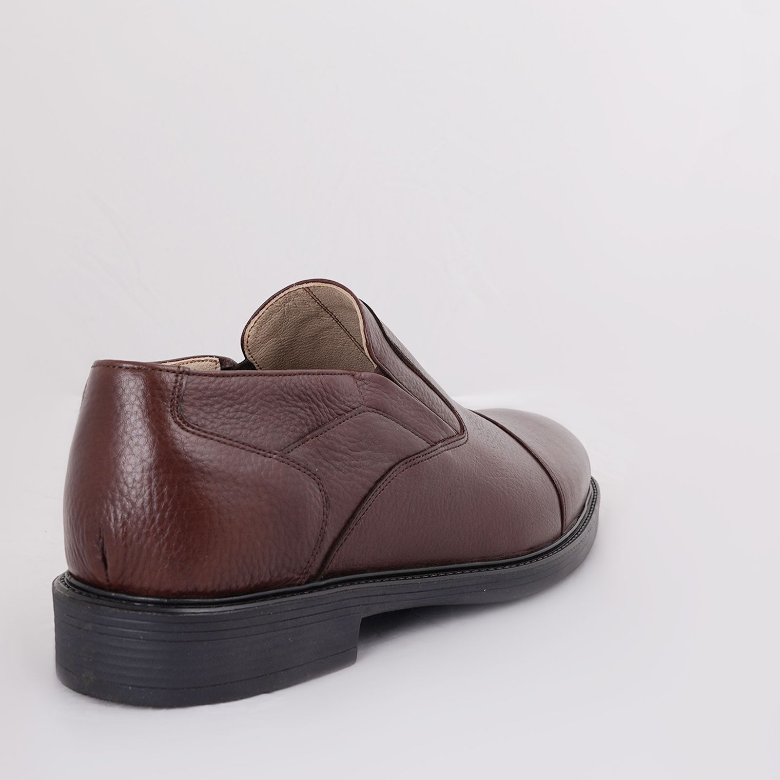 کفش مردانه کرمانی مدل چرم طبیعی کد 1082 رنگ قهوه ای -  - 5