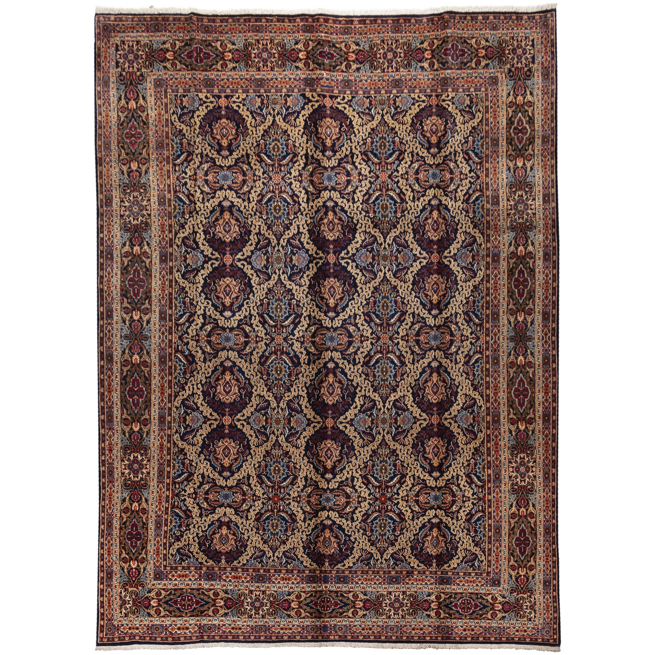 فرش قدیمی دستباف یازده و نیم متری سی پرشیا کد 187325
