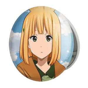 آینه جیبی خندالو طرح میدوری انیمه فروشگاه تاماکو مدل تاشو کد 24283 