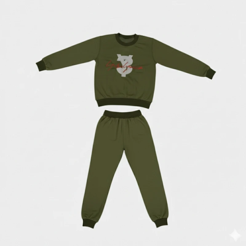 ست سویشرت آستین بلند و شلوار راحتی پسرانه مدل 01