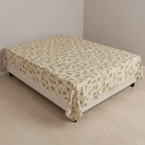 ملحفه نخ پنبه آدنو مدل IR215 دونفره سایز 240x240 سانتی‌متر