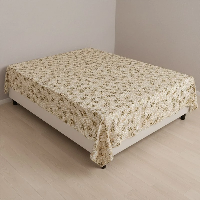 ملحفه نخ پنبه آدنو مدل صبا کد IR215 دونفره سایز 220x240 سانتی‌متر