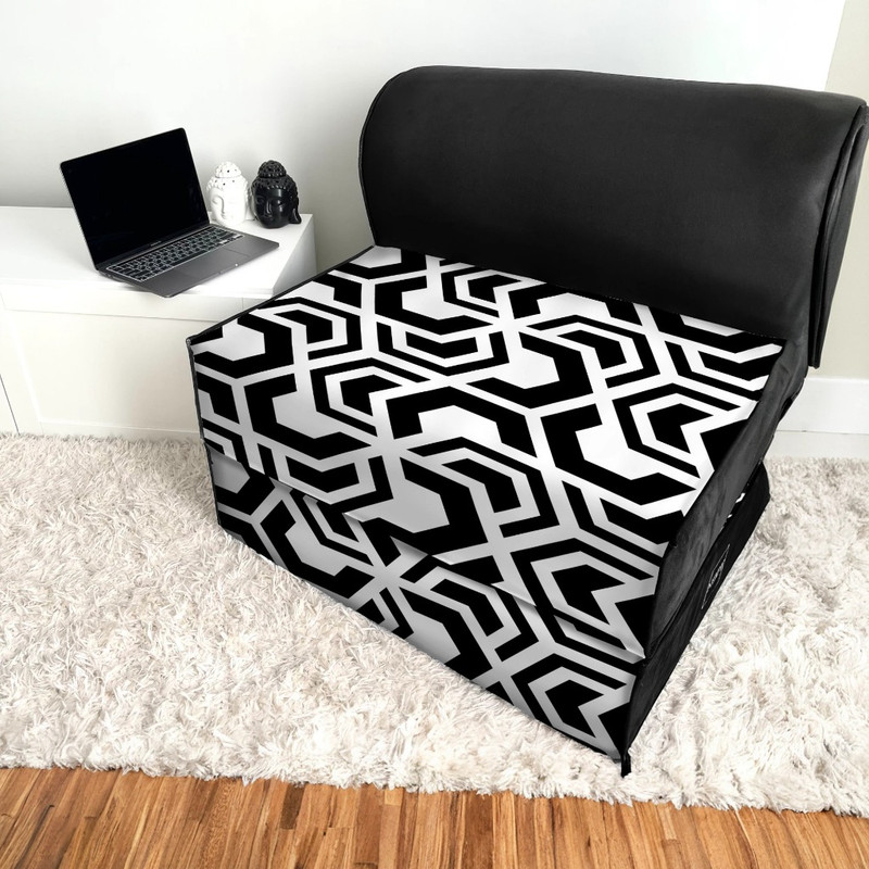 مبل تختخواب شو یک نفره نوپه هوم مدل مینیمال هندسی P1029