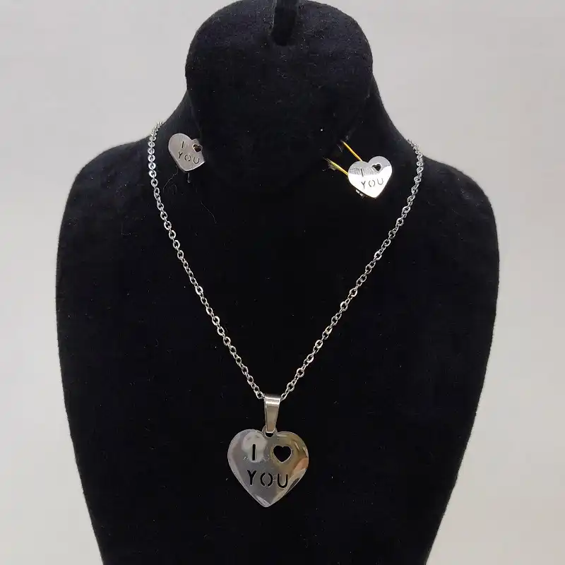 نیم ست زنانه مدل i love you