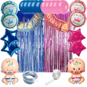 مجموعه 40 عددی مستر تم طرح بیبی تعیین جنسیت پلاس