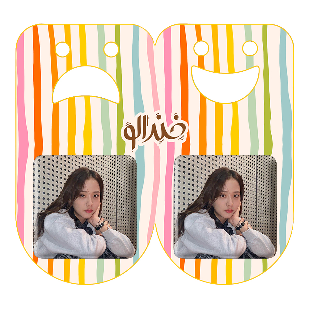 پیکسل خندالو مدل جیسو بلک پینک کد 14206 به همراه مگنت