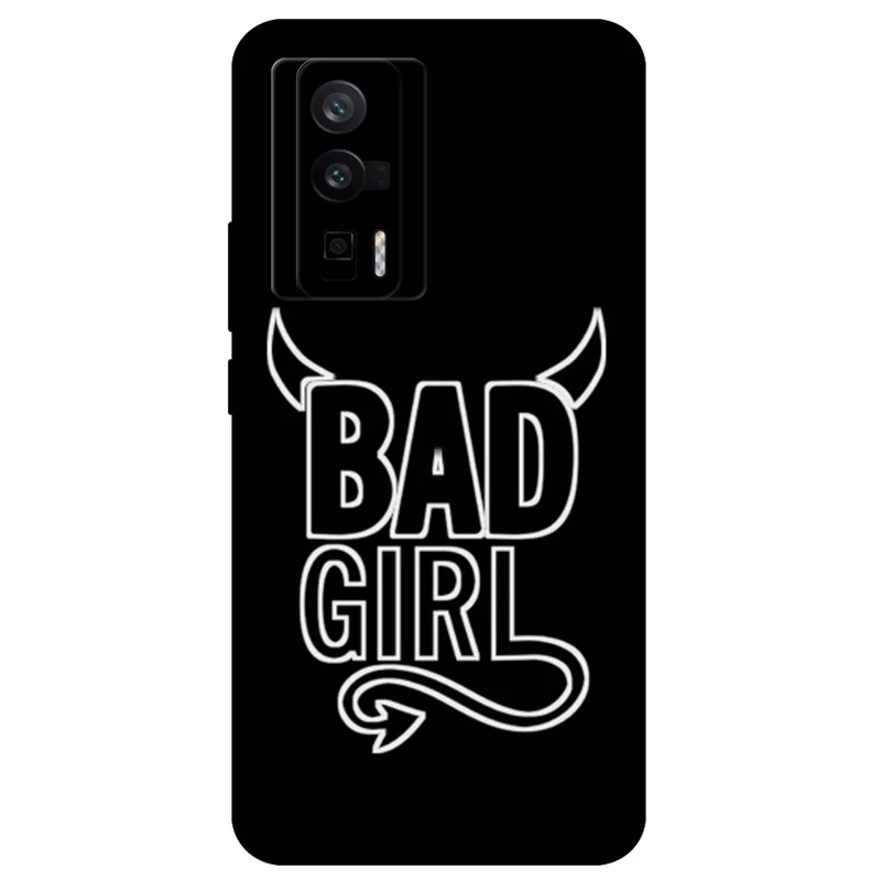 کاور مگافون طرح دختر بد مدل 8105 مناسب برای گوشی موبایل شیائومی Poco F5 Pro