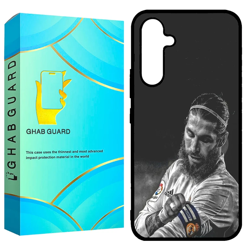 کاور قاب گارد طرح سرجیو راموس مدل GCHPA54 مناسب برای گوشی موبایل سامسونگ  Galaxy A54 5G