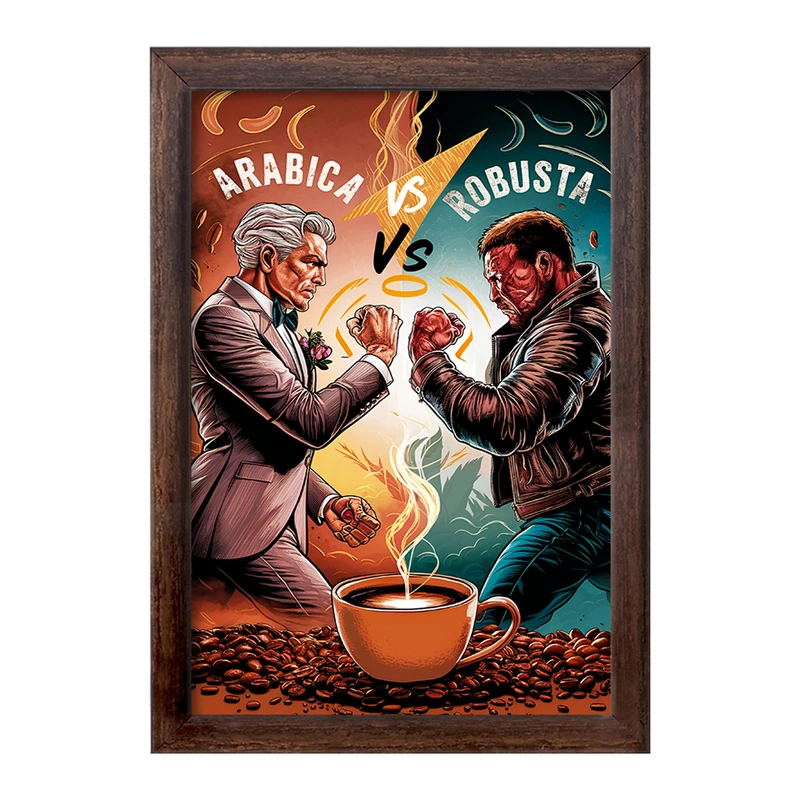 تابلو خندالو طرح قهوه (Coffee) کد F5922