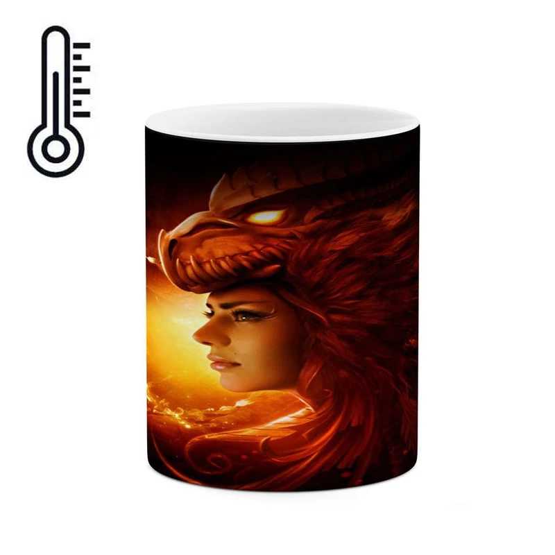 ماگ حرارتی کاکتی مدل نقاشی کد mgh13947