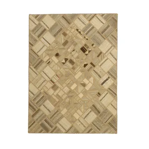 کلاژ گلیم دستبافت سه متری مدل تکه دوزی کد g557369