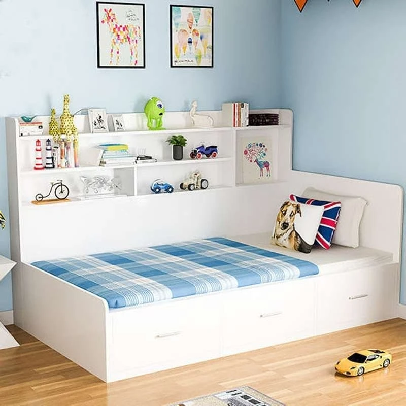 تخت خواب ملامینه یکنفره  مدل سپند سایز 208×98 سانتی متر