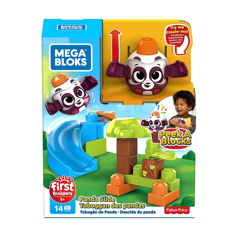 ساختنی مگابلاکس مدل Panda Slide کد GKX66