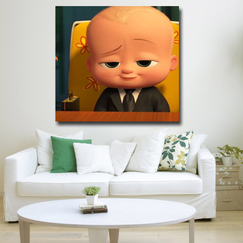 تابلو کودک و نوزاد مدل بچه رئیس کد 7