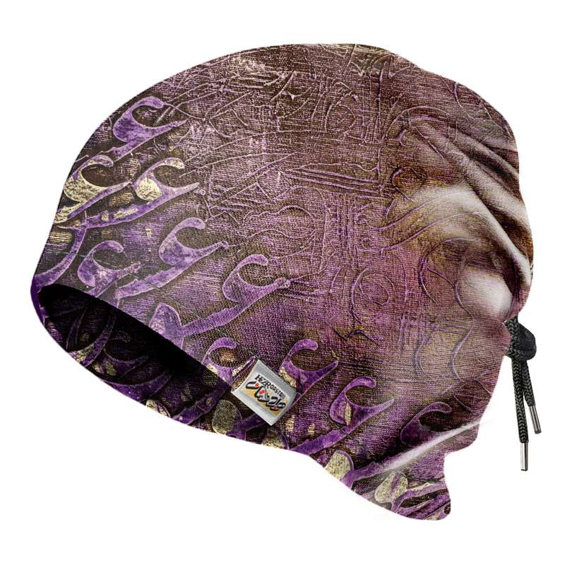 دستمال سر و گردن بند دار هزاردستان طرح عشق مدل DB51