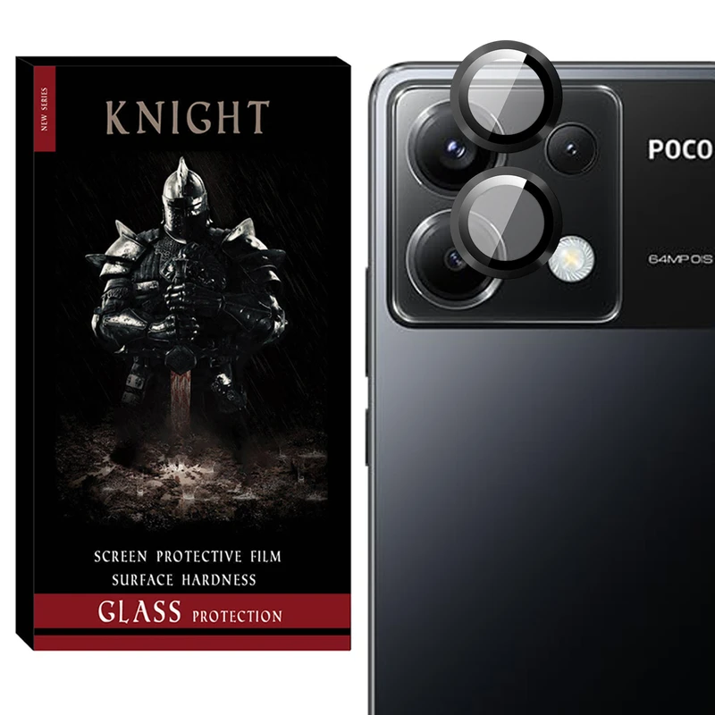 محافظ لنز دوربین فلزی نایت مدل RNG MTL KT مناسب برای گوشی موبایل شیائومی Poco X6