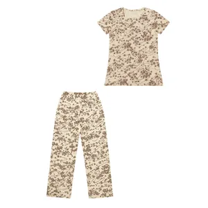 ست تی‌شرت آستین کوتاه و شلوار راحتی زنانه مدل New_2026