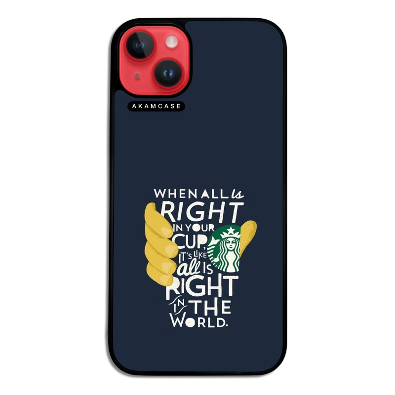 کاور آکام مدل AMC-WA14PLUS-STARBUCKS-31 مناسب برای گوشی موبایل اپل iPhone 14 Plus