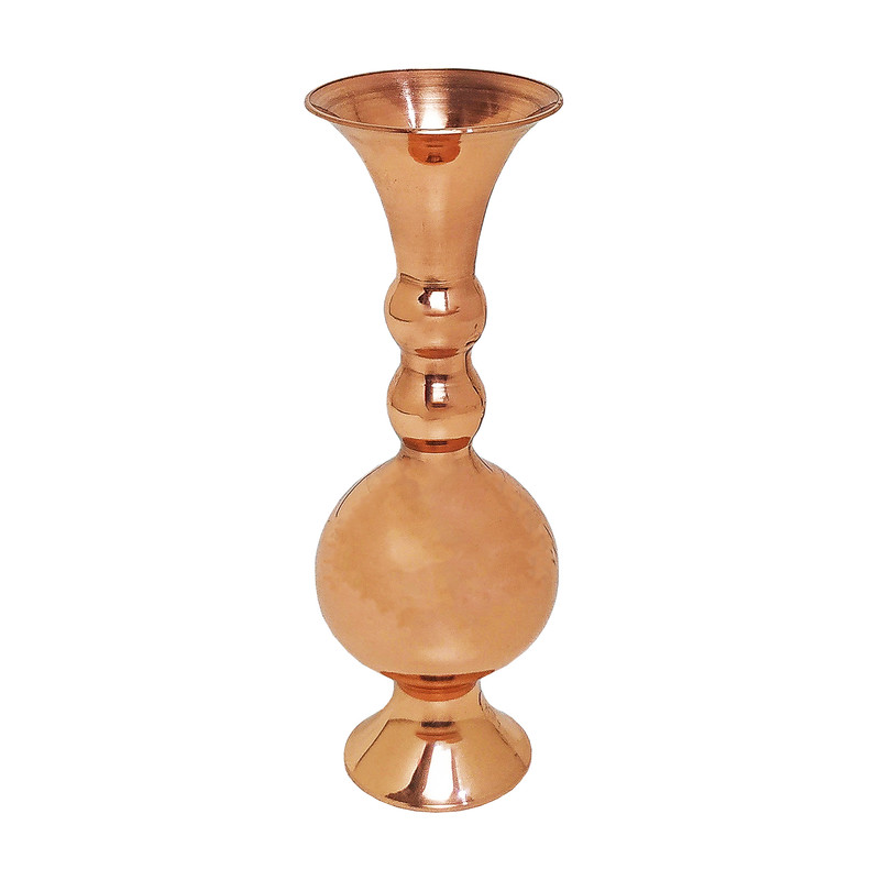 گلدان مسی مدل ساده کد alsh011602