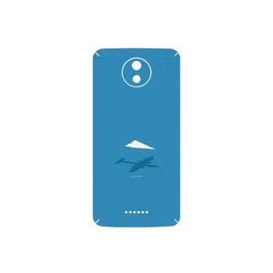MAHOOT Minimal Paper Airplane Cover Sticker for Motorola Moto C Plus