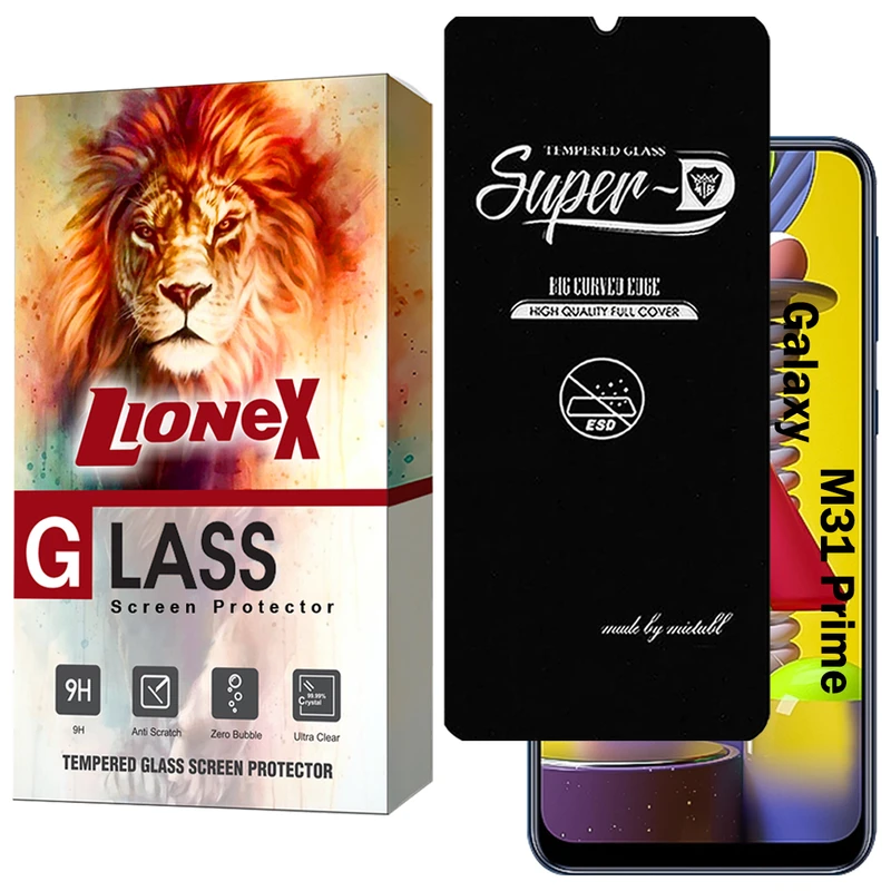 محافظ صفحه نمایش لایونکس مدل SUPERDNL مناسب برای گوشی موبایل سامسونگ Galaxy M31 Prime