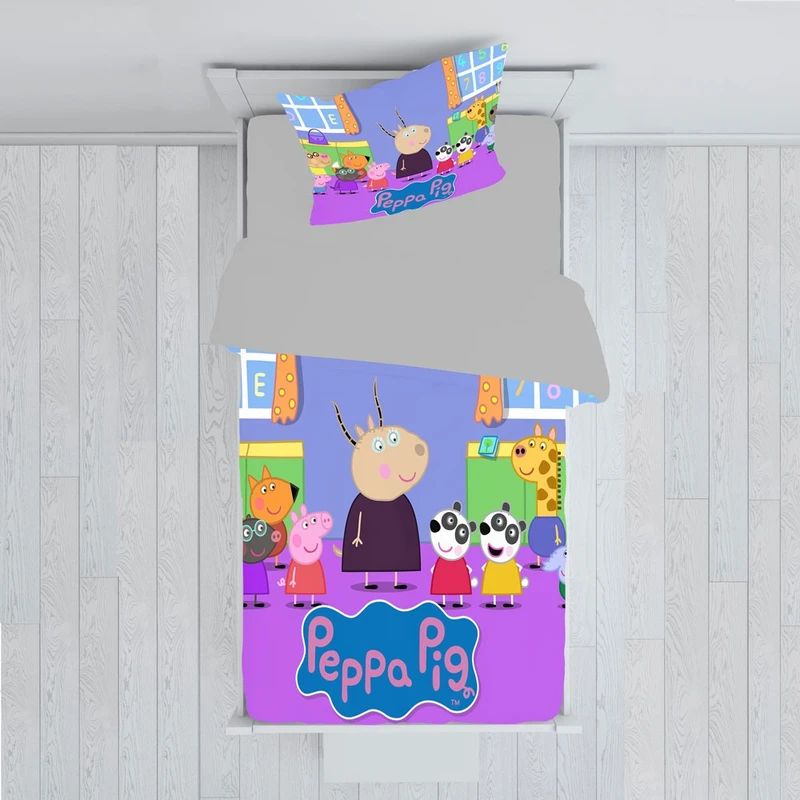 سرویس روتختی مدل حیوانات کارتونی TXY568 تک نفره 5 تکه