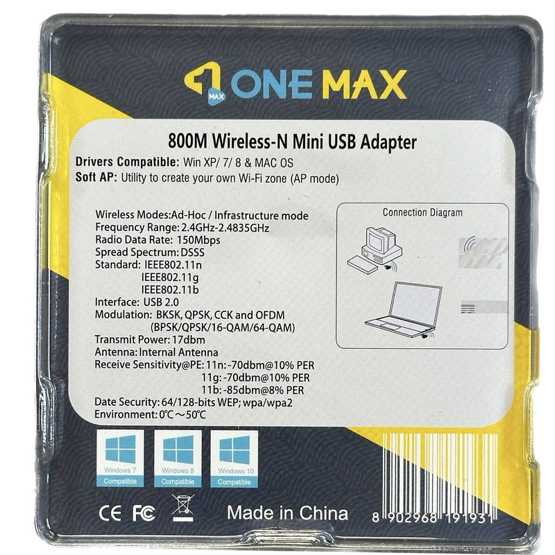 کارت شبکه وان مکس مدل OM-100A