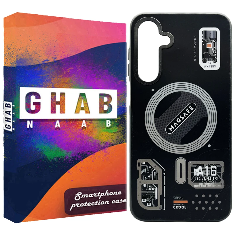 کاور قاب ناب مدل مگ سیف طرح A16 مناسب برای گوشی موبایل سامسونگ Galaxy A16 4G / A16 5G