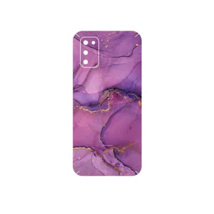 MAHOOT Purple Marble Cover Sticker for Samsung Galaxy A02S