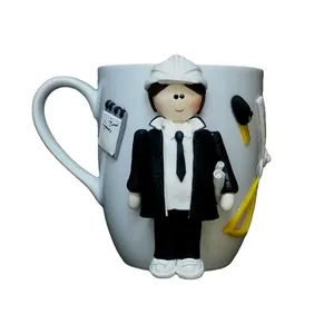 ماگ سرامیکی مدل پسر معمار کد 01012