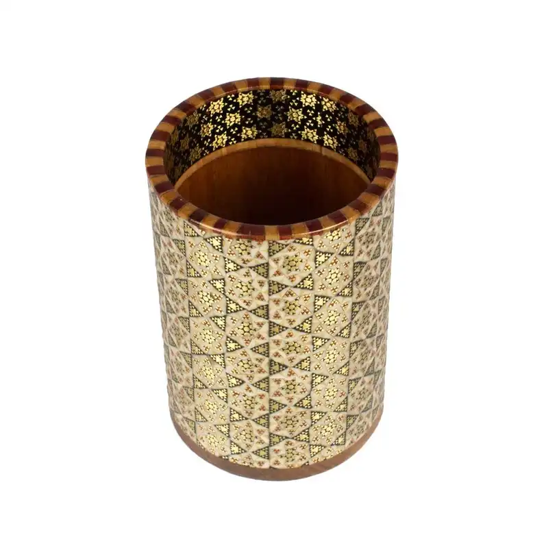 ست لوازم اداری رومیزی خاتم کاری کد 5 مجموعه 5 عددی