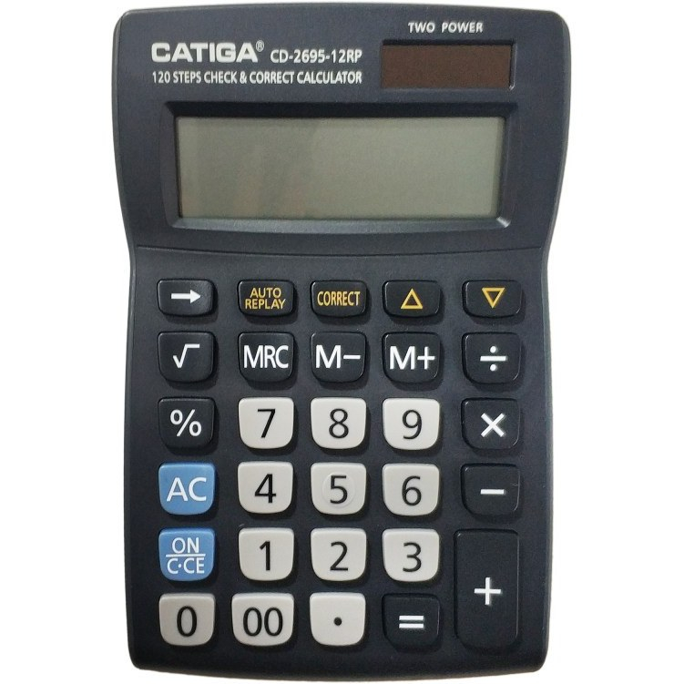 ماشین حساب کاتیگا مدل CD-2695-12RP