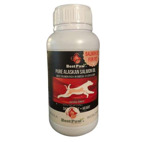 روغن ماهی درمان ریزش مو سگ و گربه مدل بست پاو حجم 473 میلی لیتر