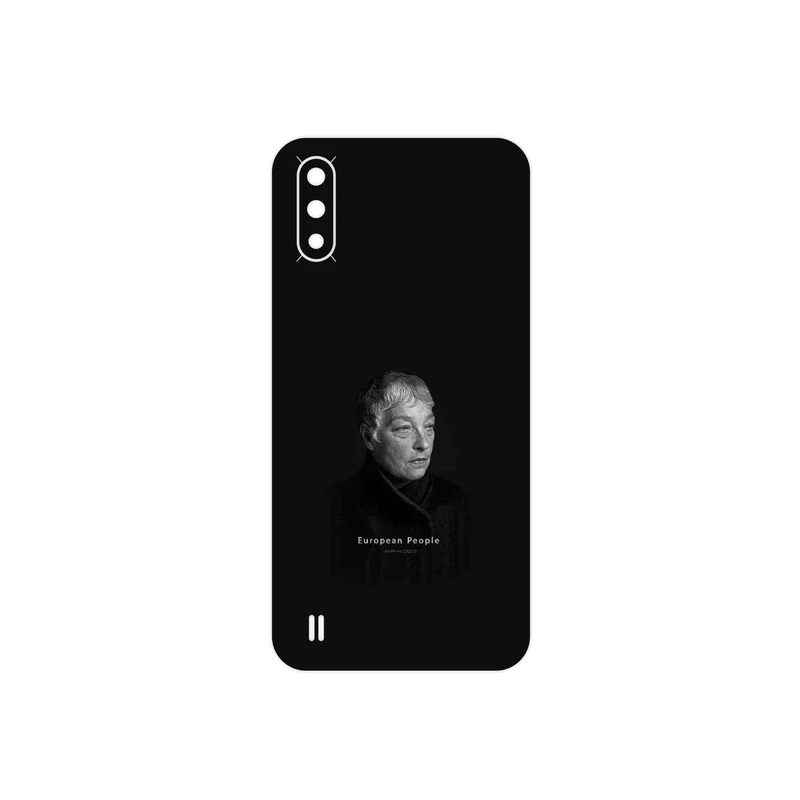 برچسب پوششی ماهوت مدل Portrait of a European Woman مناسب برای گوشی موبایل سامسونگ Galaxy A01