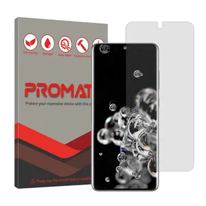 Promate Resistant model transparent screen protector suitable for Samsung Galaxy S20 Ultra mobile phone