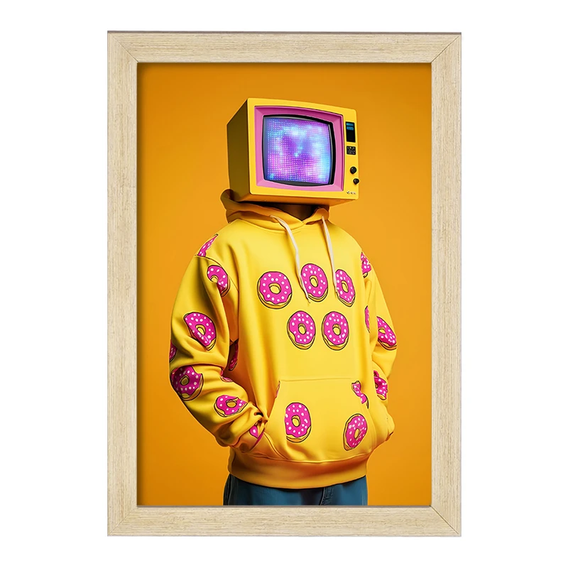 تابلو خندالو مدل مرد تلویزیونی کد F8771