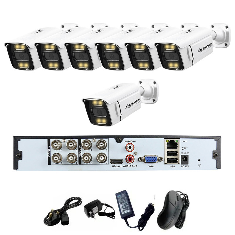 سیستم امنیتی CAMERA PACK 7 - AXESSLINK مجموعه 7 عددی