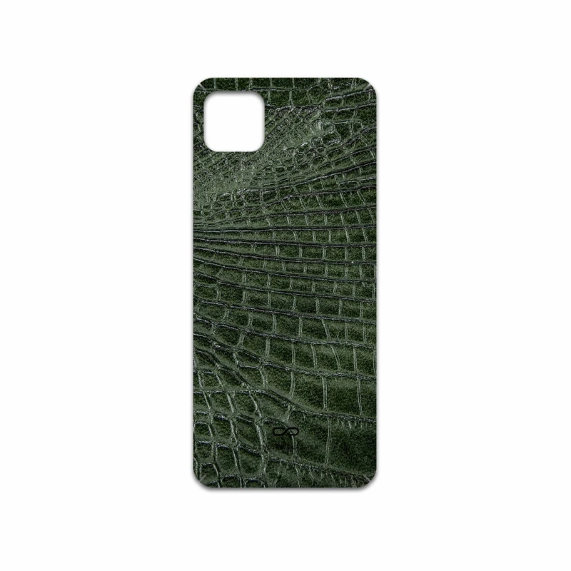 برچسب پوششی ماهوت مدل Green-Crocodile-Leather مناسب برای گوشی موبایل سامسونگ Galaxy A22 5G