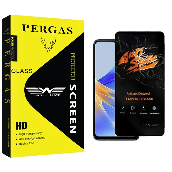 محافظ صفحه نمایش وایلی نایس مدل Pergas Antistatic مناسب برای گوشی موبایل اوپو A17