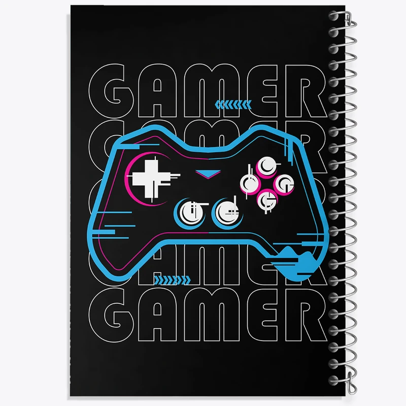 دفتر مشق 50 برگ خندالو طرح گیمر کد N991