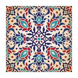 کاشی گلاک مدل اسلیمی طرح سنتی ایرانی کد TT138