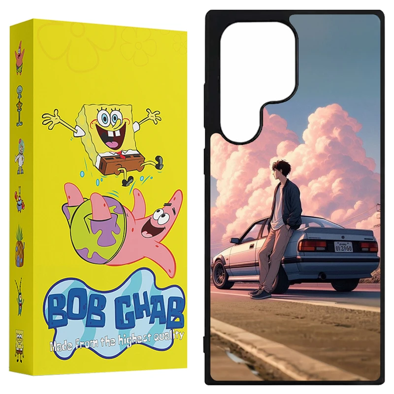 کاور باب قاب طرح ماشین مدل BCPS22U مناسب برای گوشی موبایل سامسونگ Galaxy S22 Ultra 5G