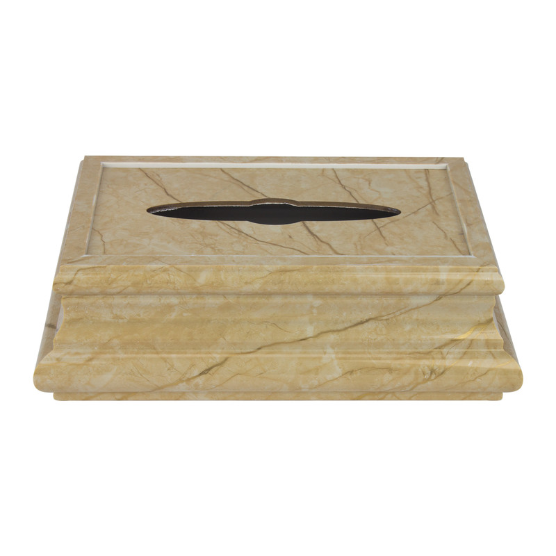 ست سطل و جای دستمال کاغذی طرح سنگ کد 290031