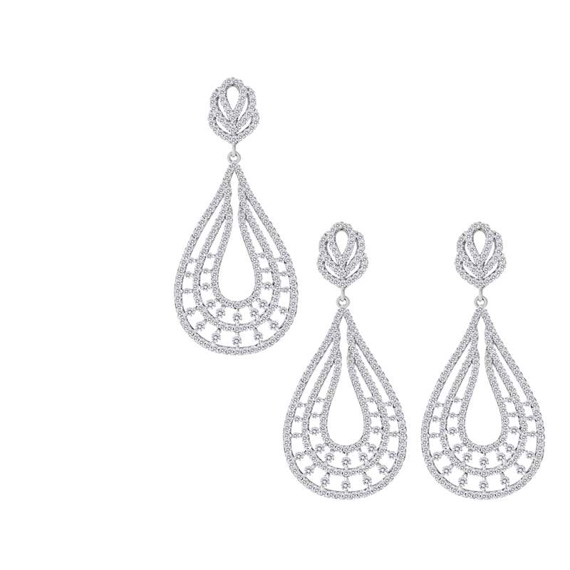 نیم ست نقره زنانه اقلیمه کد NN340 نیم ست نقره زنانه اقلیمه کد NN340