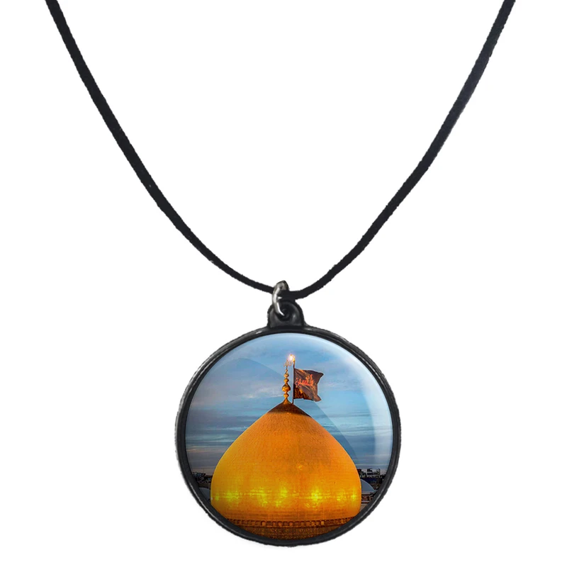 گردنبند پرمانه طرح حب الحسین کد pmb.106
